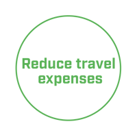 Reduce travel expenses